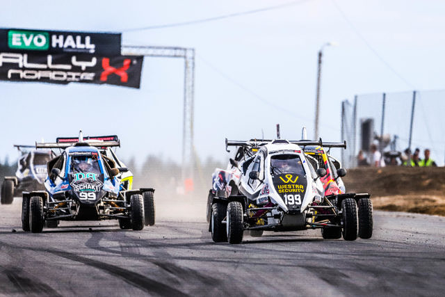 Alex Gustafsson EKS JC OuluZone Round 6 RallyX Nordic June 6, 2021
